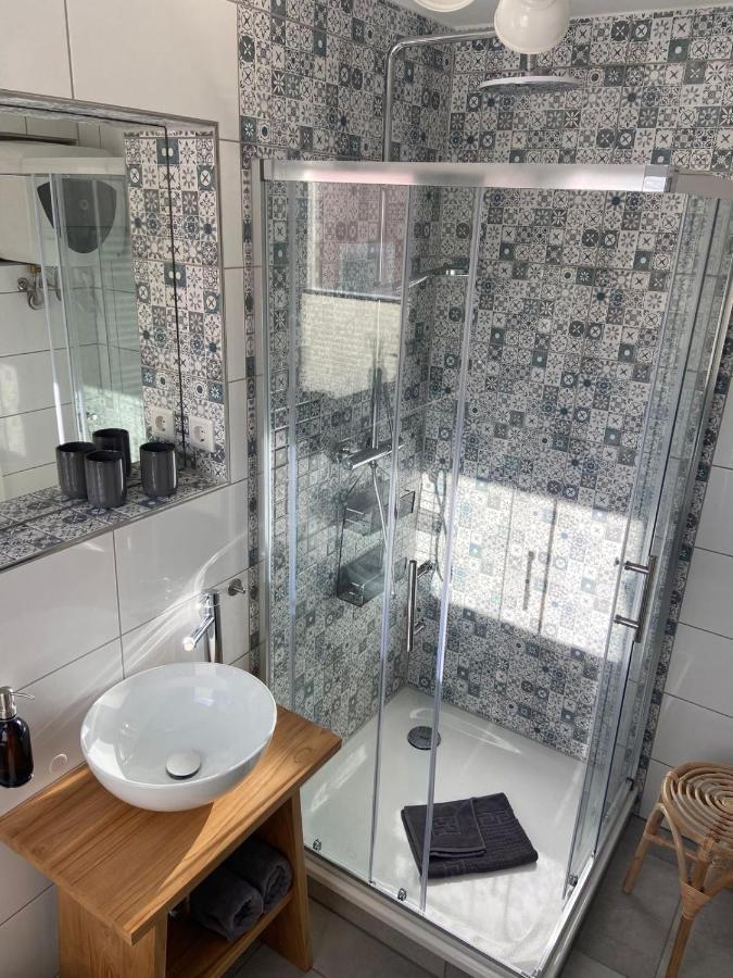 Hafenkoje Zum Anker Apartment Wolgast Bagian luar foto