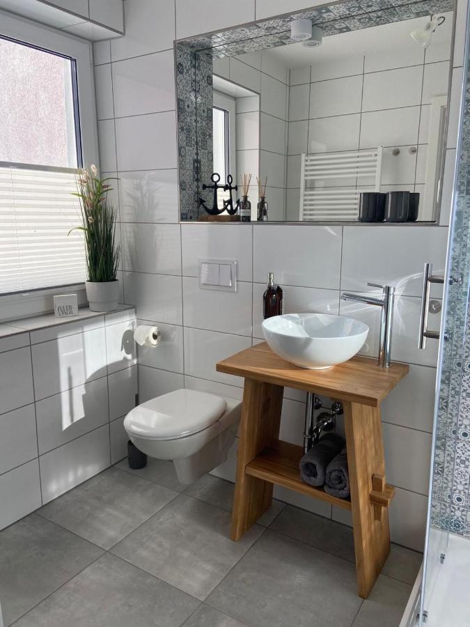 Hafenkoje Zum Anker Apartment Wolgast Bagian luar foto