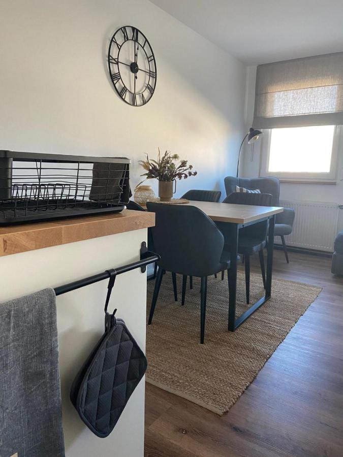 Hafenkoje Zum Anker Apartment Wolgast Bagian luar foto
