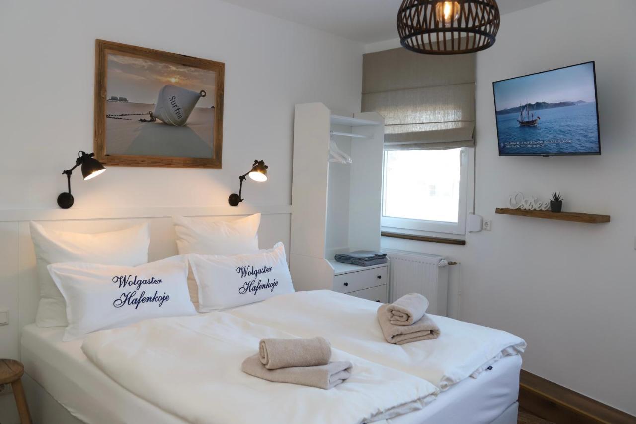 Hafenkoje Zum Anker Apartment Wolgast Bagian luar foto