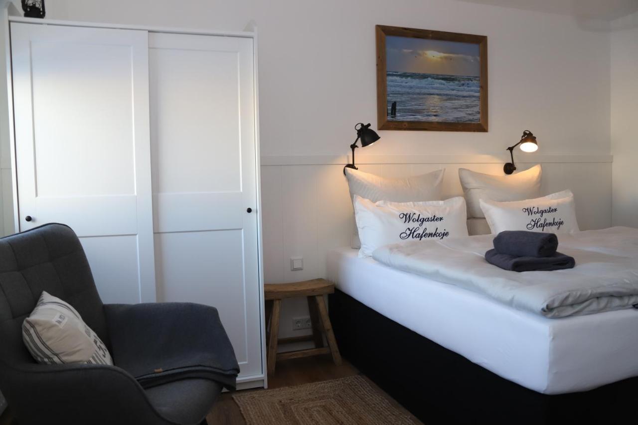 Hafenkoje Zum Anker Apartment Wolgast Bagian luar foto