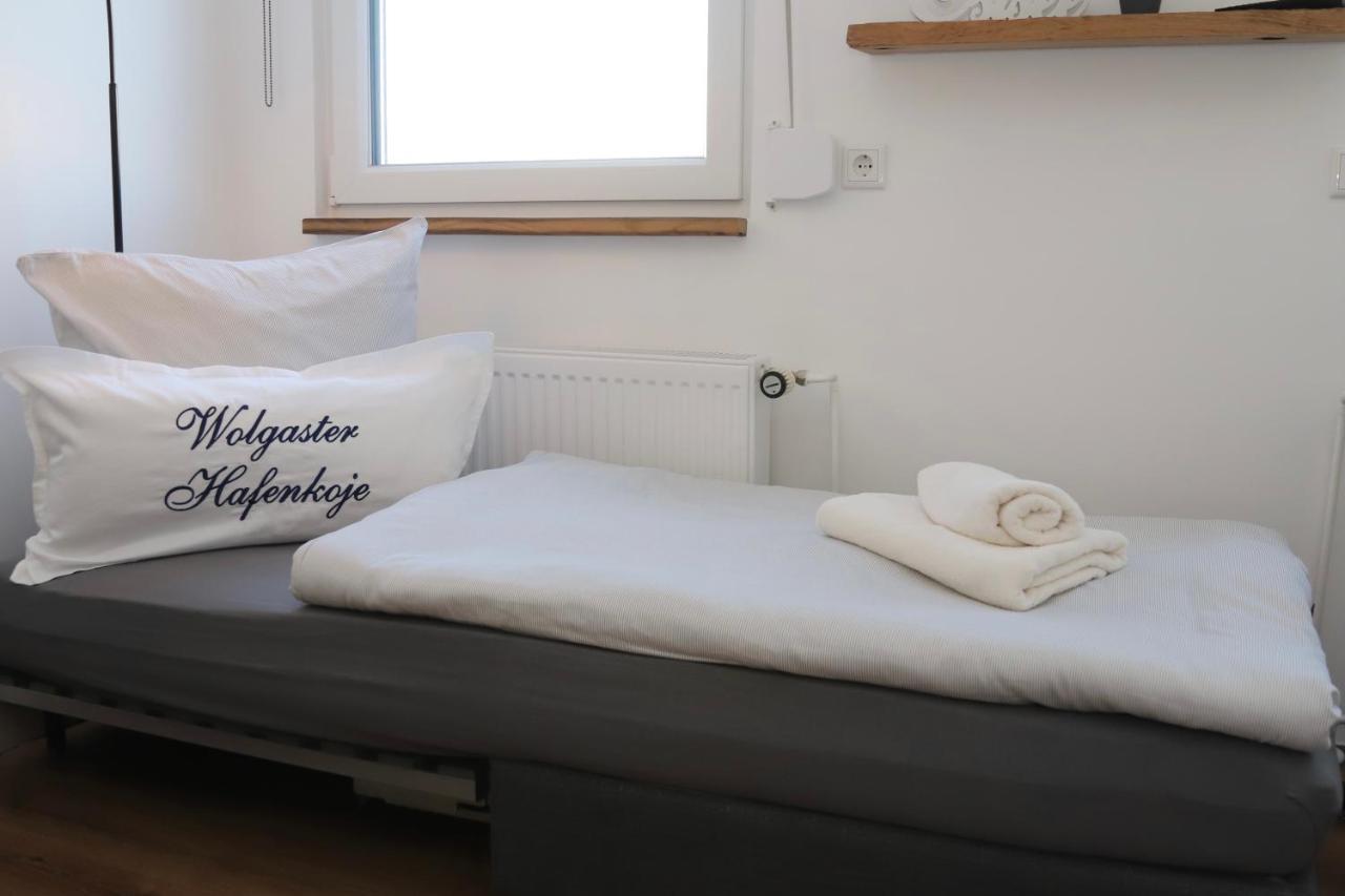 Hafenkoje Zum Anker Apartment Wolgast Bagian luar foto