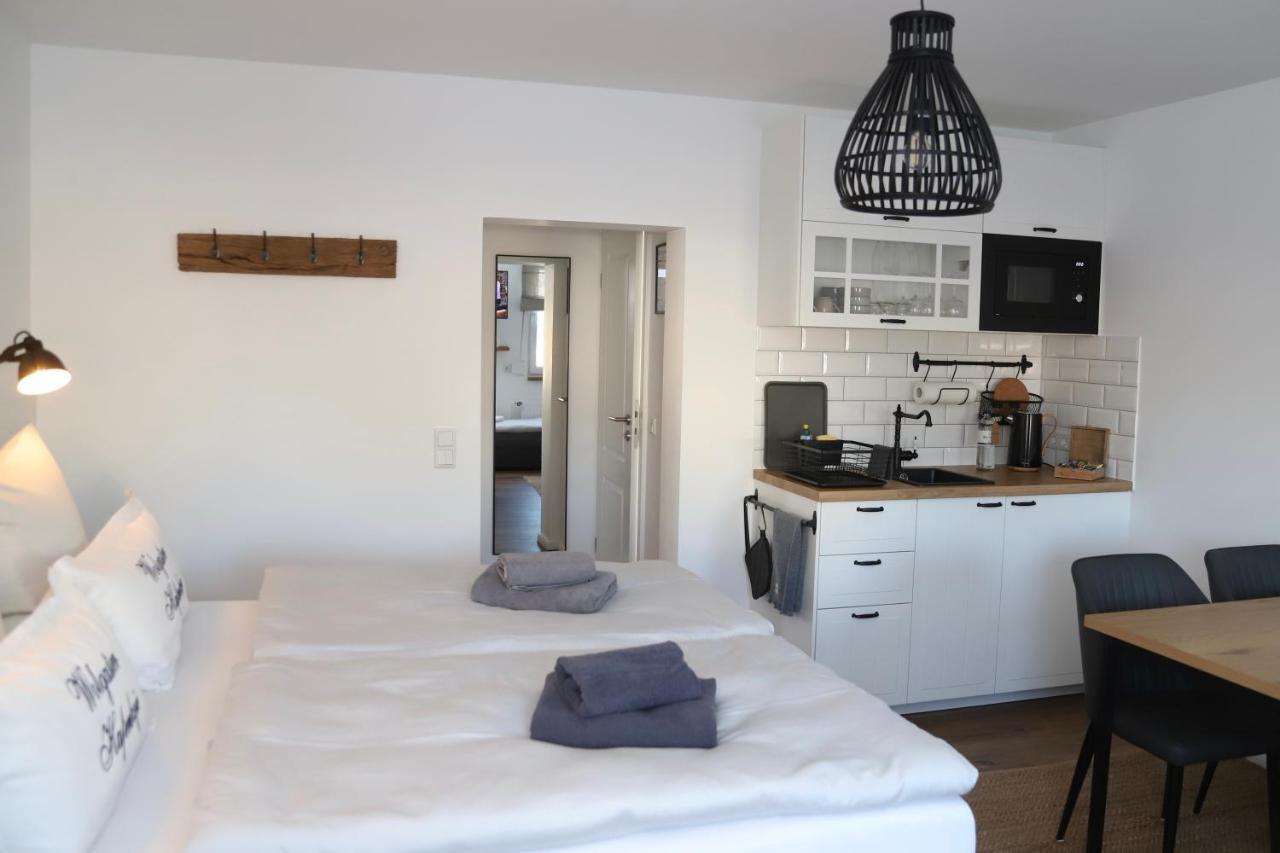 Hafenkoje Zum Anker Apartment Wolgast Bagian luar foto