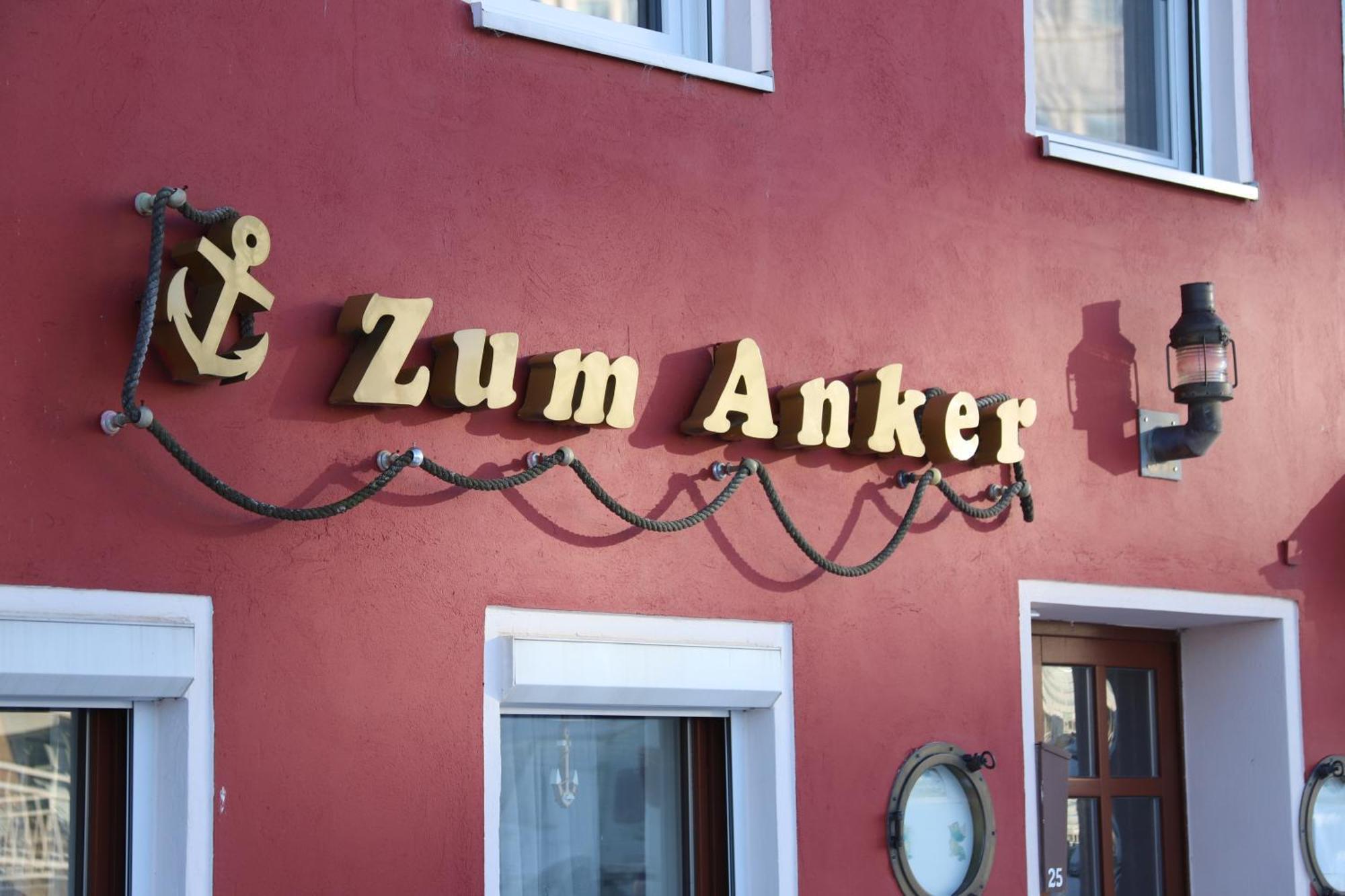 Hafenkoje Zum Anker Apartment Wolgast Bagian luar foto