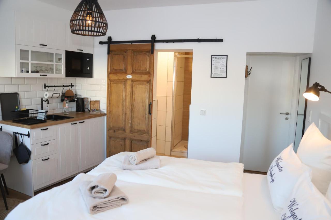 Hafenkoje Zum Anker Apartment Wolgast Bagian luar foto